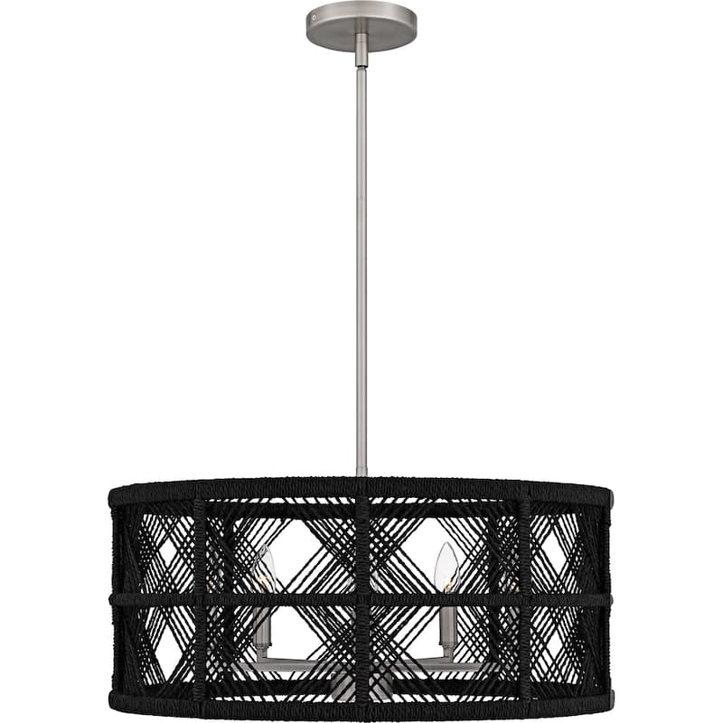 Axford 5-Light Antique Nickel Pendant