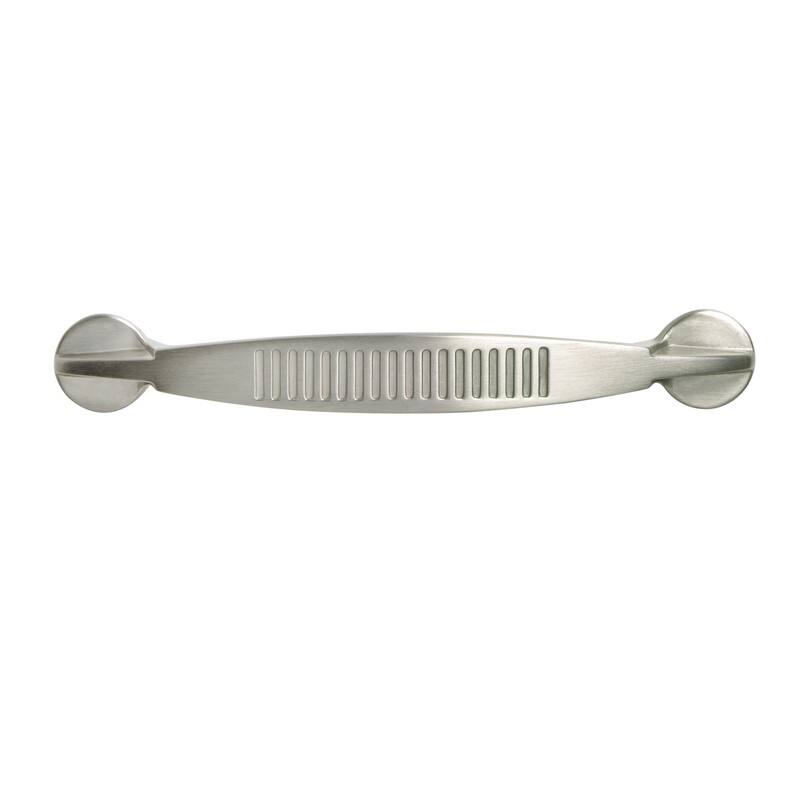Utopia Alley Bridget Pull Handle - Decorative Cabinet Nickel Drop Pull Handles, 5.1" Center to Center