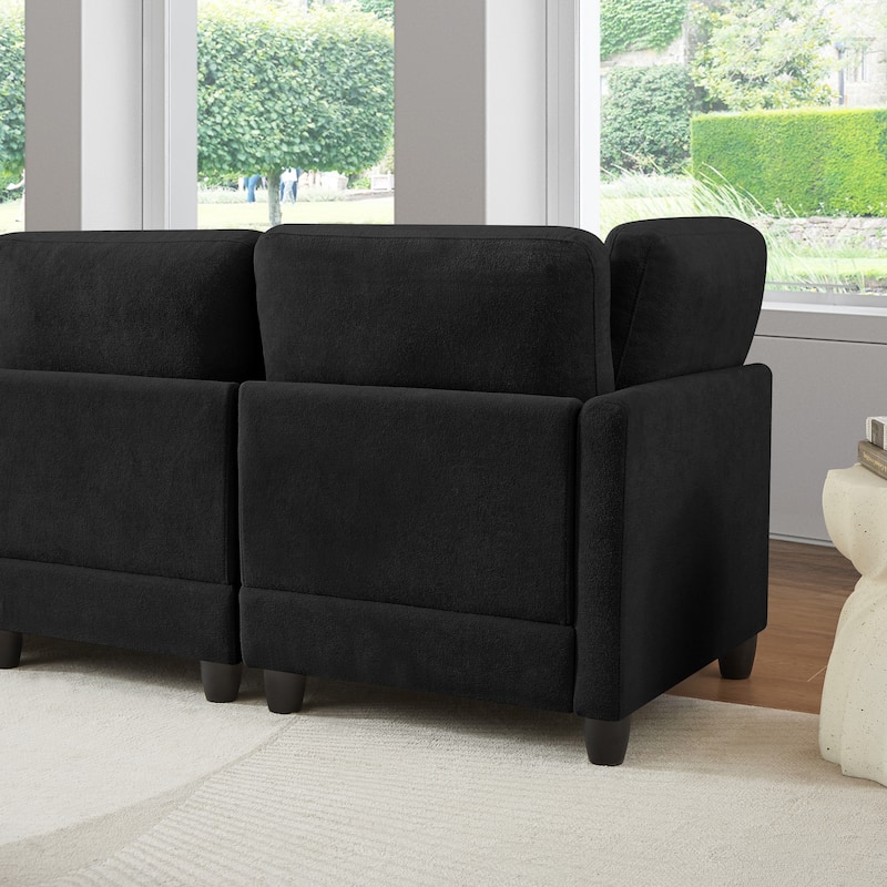Warenne 7-Piece combination sofa chair, L-Shaped with Cushions