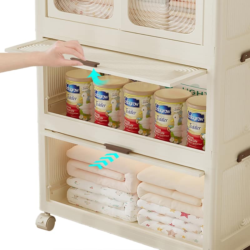 Portable Wardrobe Closet Storage Organizer for Clothes