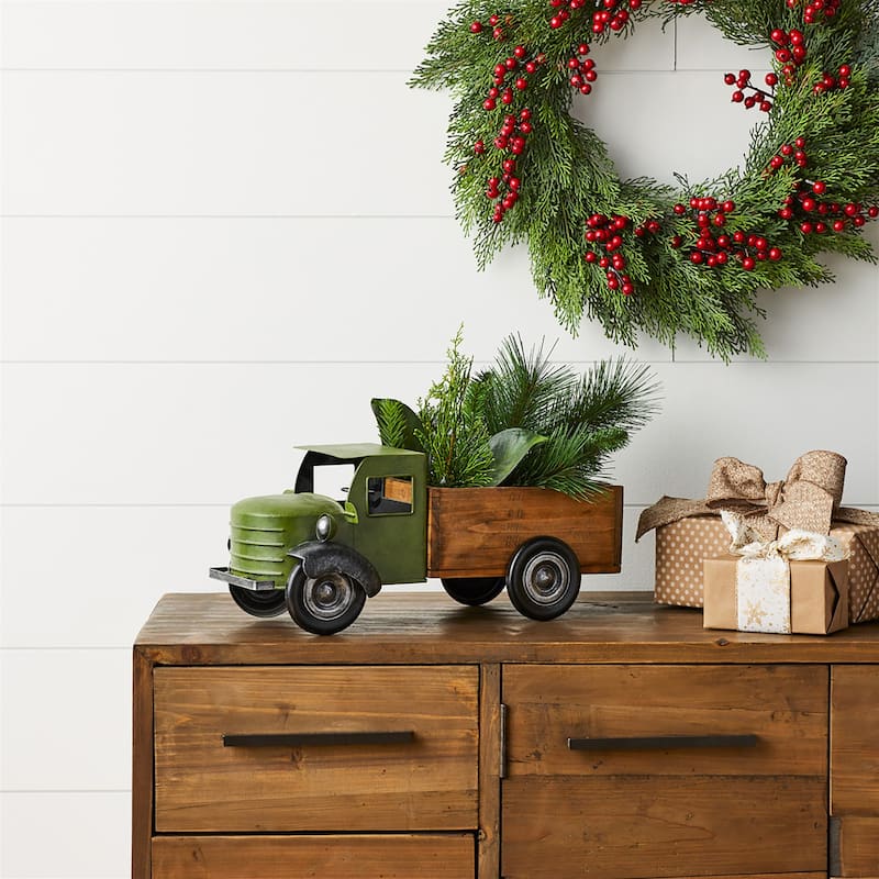 Wooden Truck Decor