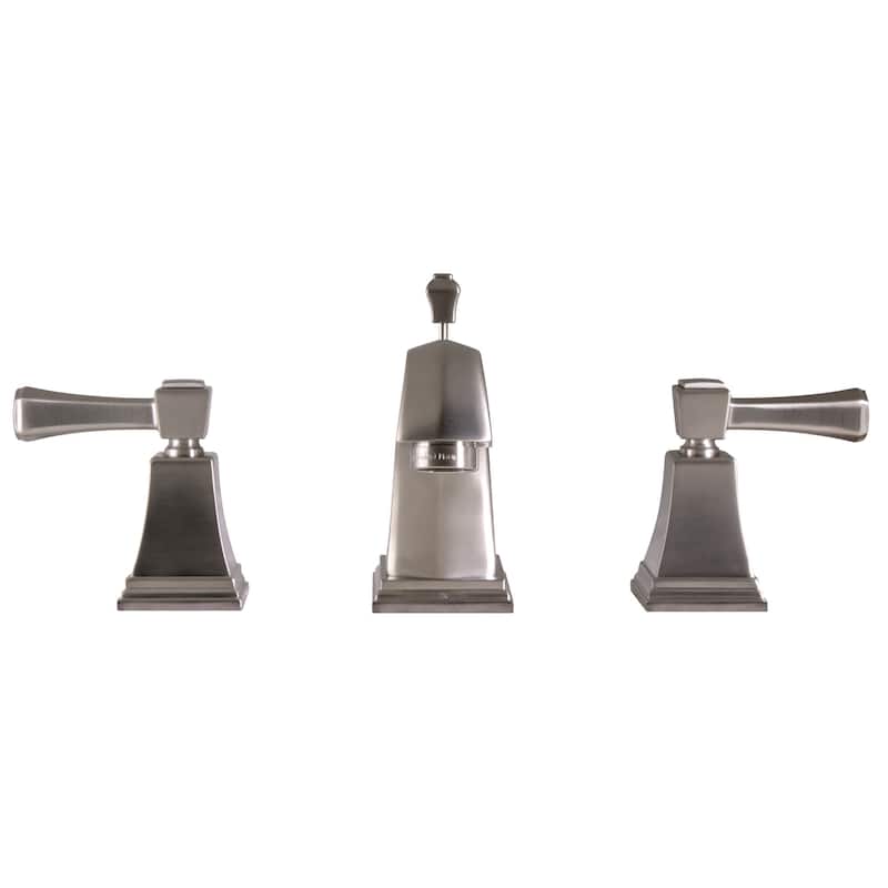 Design House Double Handle Widespread Bathroom Faucet with Metal Lever