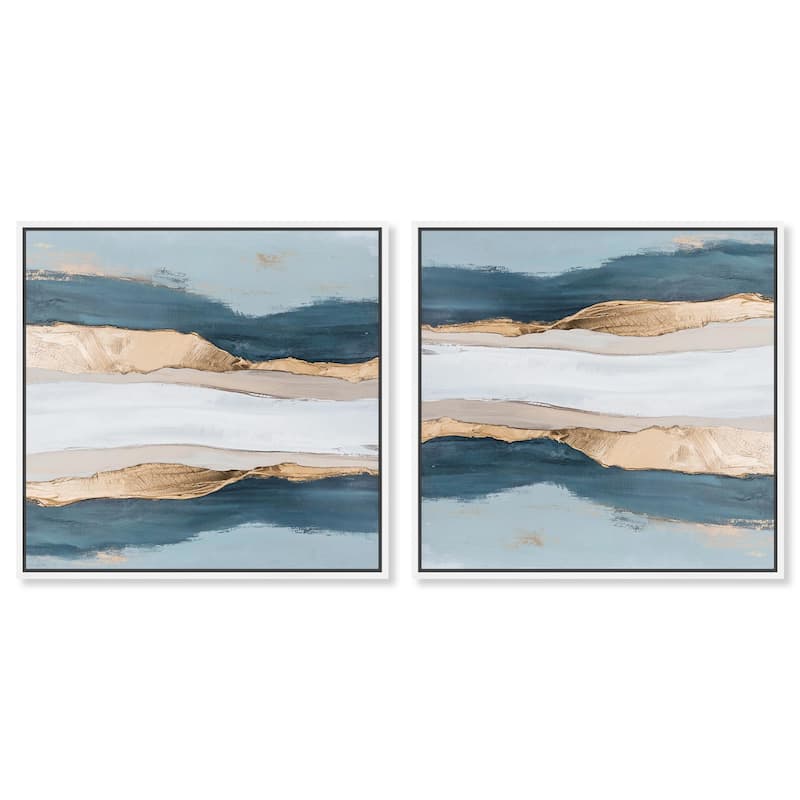 Pallor of Dawn Canvas by Art Remedy - 30" x 20" - Black