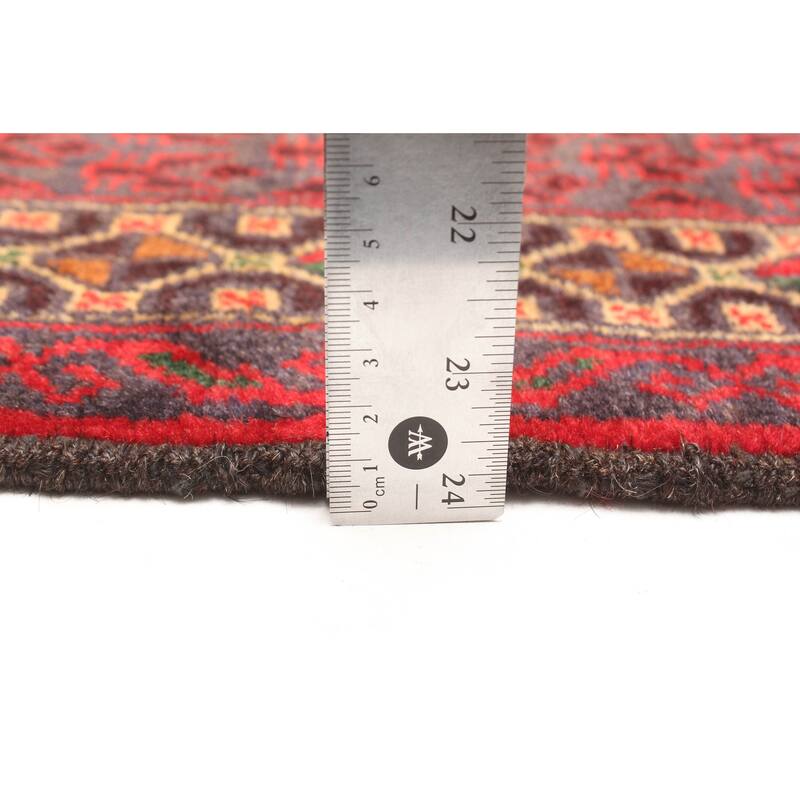 ECARPETGALLERY Hand-knotted Teimani Dark Grey Wool Rug - 2'9 x 4'2