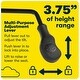 preview thumbnail 14 of 86, Serta Hannah Office Chair with Headrest Pillow, Adjustable Ergonomic Desk Chair with Lumbar Support