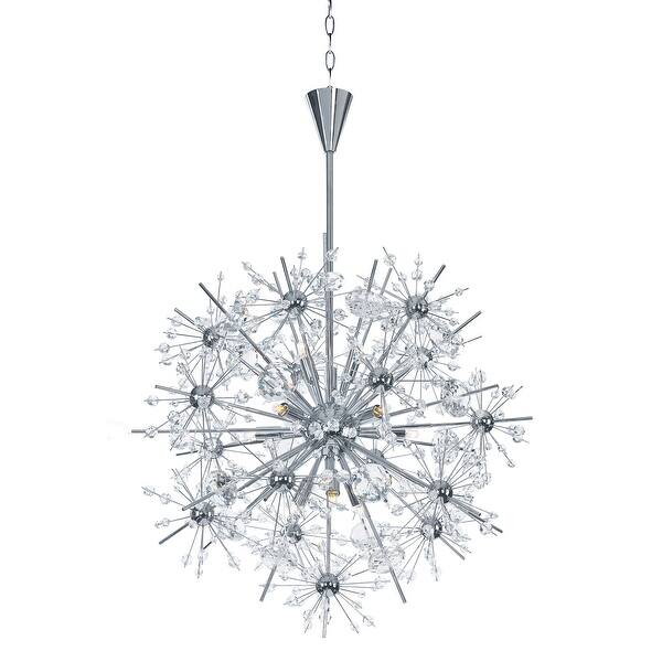 slide 1 of 1, Starfire 11-Light Chandelier - Chrome
