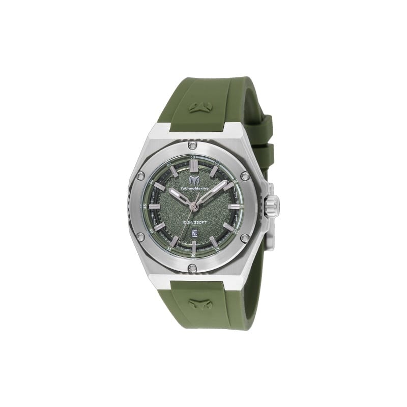 Technomarine Women's TM-416054 CORAL Quartz 3 Hand Olive Green Dial Watch