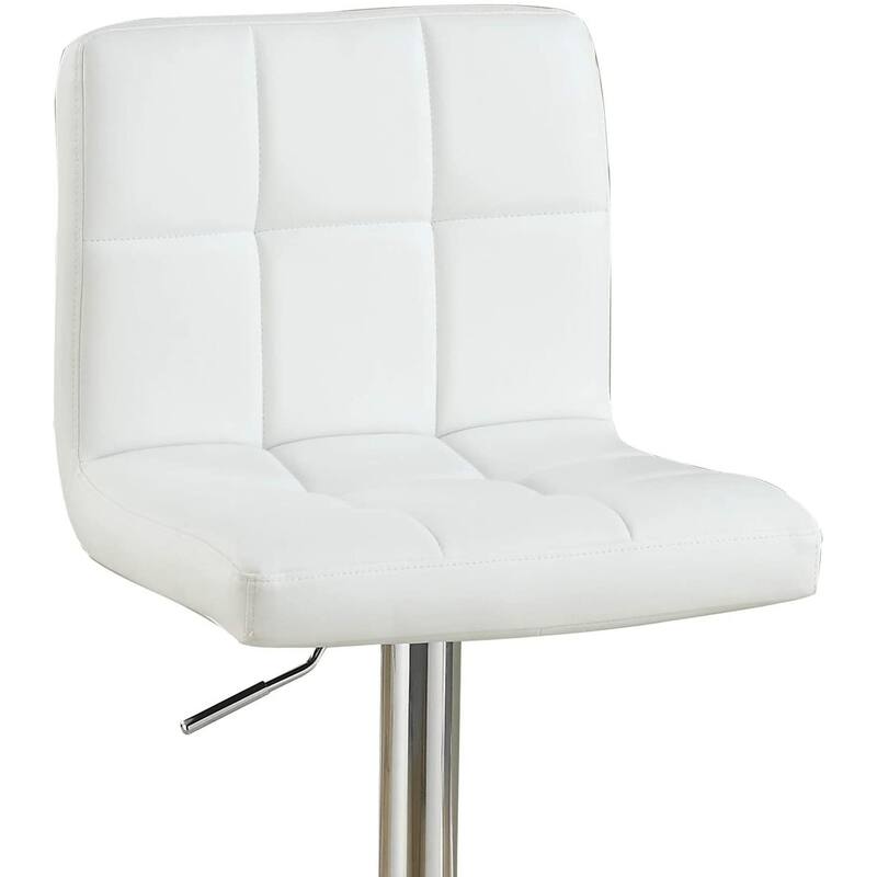 Bar Stools Set of 2, Adjustable Counter Height Barstools with Back, Armless Kitchen Island Chairs with Footrest