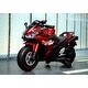preview thumbnail 3 of 16, 12V Kids Ride On Motorcycle,550W Electric Ride On Motorcycle with Training Wheels, Light Wheels, Manual Throttle,LED Lights