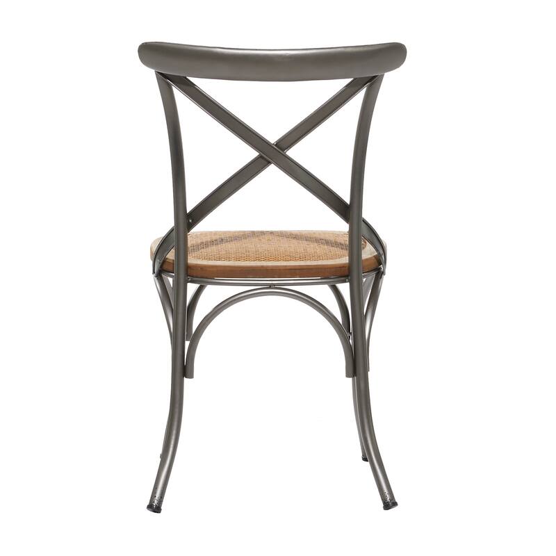 Metal Farmhouse Dining Chair (Set of 2) - 20 x 20 x 35