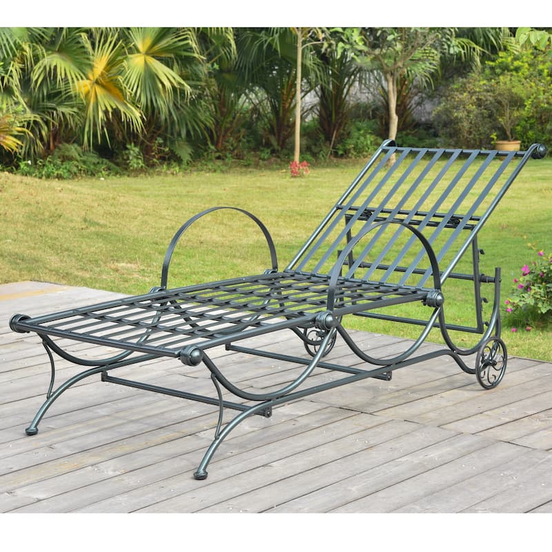 Mandalay Multi-Position Iron Chaise Lounge