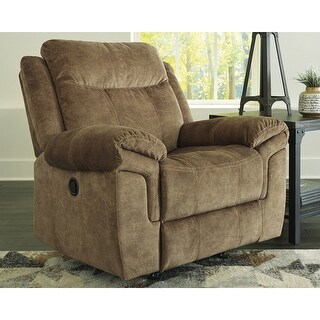 Huddle-Up Contemporary Rocker Recliner, Nutmeg