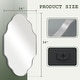 preview thumbnail 38 of 38, Irregular Accent Mirror Scalloped Wall Mirror