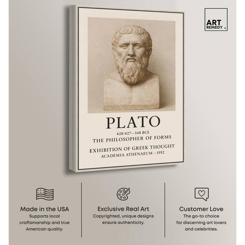 Philosopher of Forms Canvas by Art Remedy