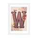 preview thumbnail 4 of 18, iCanvas "W" by Valentina Harper White - 24x16x1