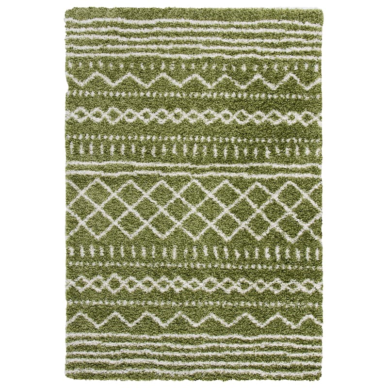 SAFAVIEH Arizona Shag Lotta Moroccan 1.2-inch Thick Rug