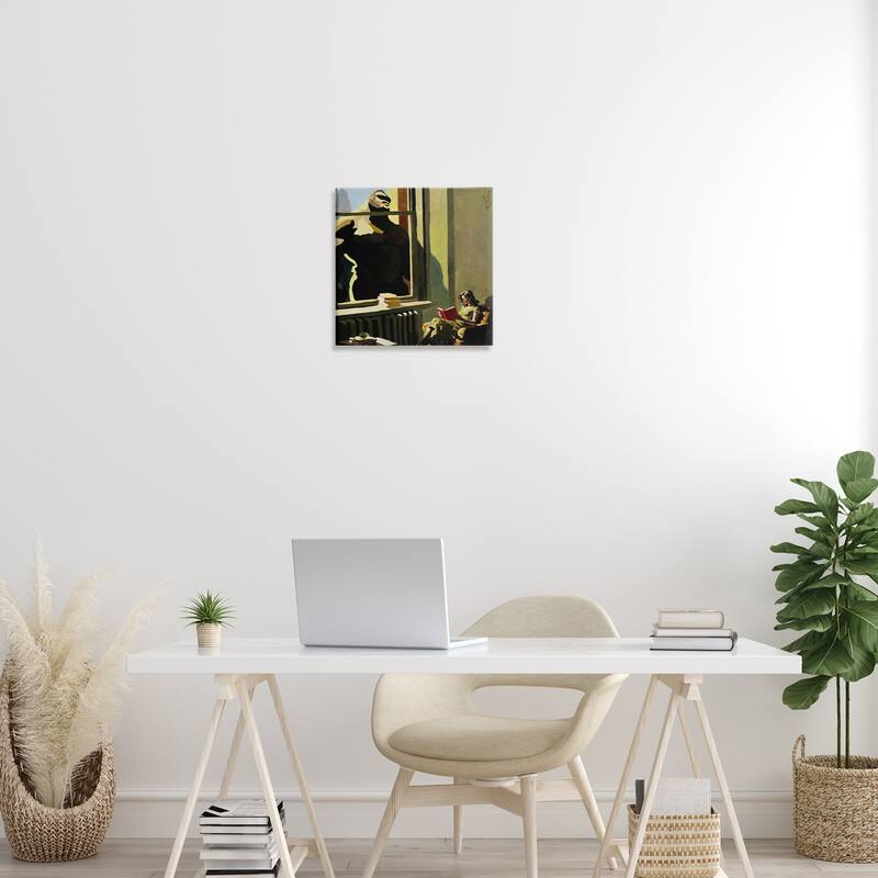Stupell Gorilla in Window Scene Canvas Wall Art Design By Keith Thomson