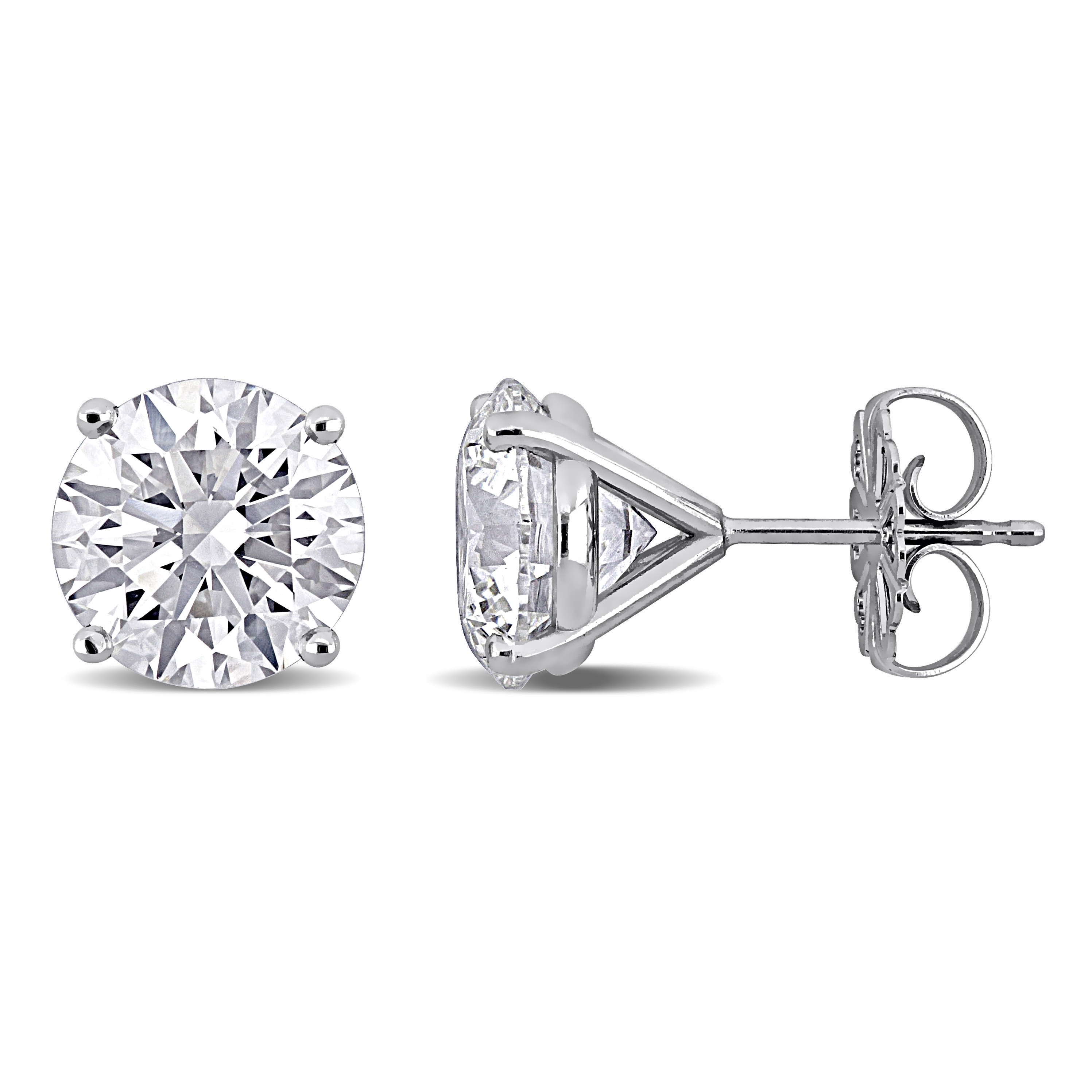Miadora 6ct TW Lab-Grown Diamond Martini-Style Stud Earrings 14K White Gold