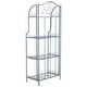 preview thumbnail 12 of 44, SAFAVIEH Amaris Victorian Wrought Iron 4-Tier Outdoor Bakers Rack. - 25 in. W x 15 in. D x 63 in. H