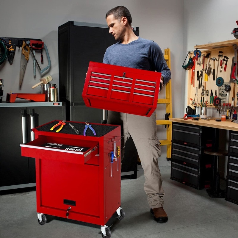 8 drawer rolling store tool chest