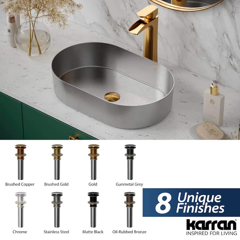 Karran PU25 Pop-Up Vanity Bowl Drain