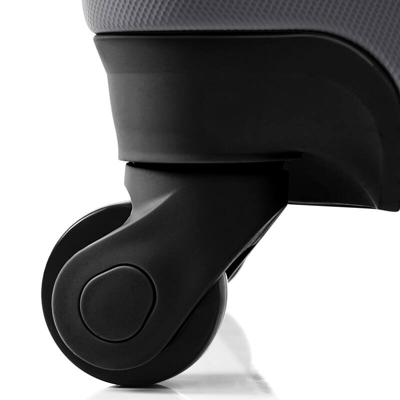 3-Piece, 20, 24, 28-Inch Modern Hard Shell Luggage with TSA Lock and Spinner Wheels, for Boarding Travel, Gray