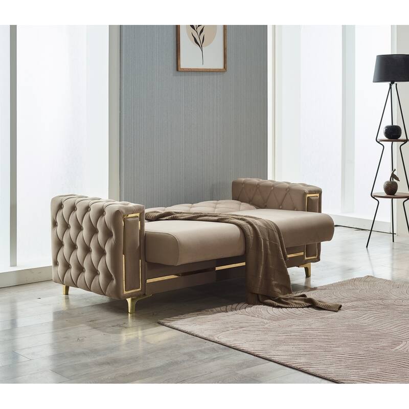 Belize 3-Pieces Comfortable Sleeper Modern One Sofa One Loveseat One Chair Living Room Set