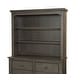 preview thumbnail 3 of 1, Taylor 50" Wide Farmhouse Bookcase, Dusk Gray