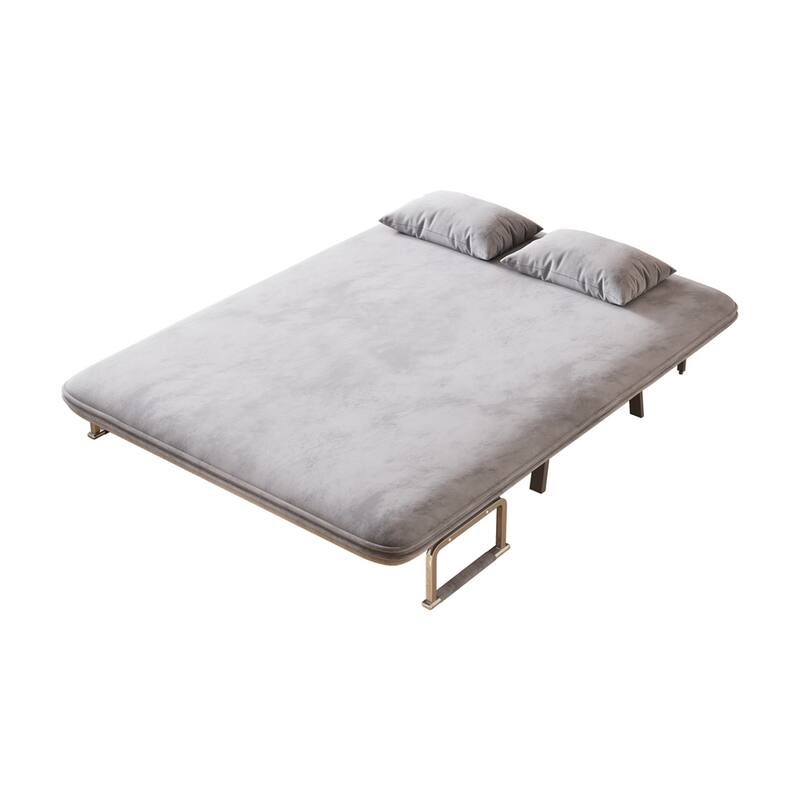 Convertible Chair Bed, Tri-Fold Sofa Bed with Adjustable Backrest