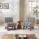 preview thumbnail 45 of 47, Art Leon Set of 2 Comfortable Armless Accent Chair Sectional