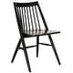 preview thumbnail 11 of 16, SAFAVIEH Dining 19 inch Wren Black Spindle Dining Chair (Set of 2)