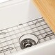 preview thumbnail 5 of 11, Highpoint Collection 36-inch Workstation Fireclay Apron Sink with Accessories - 36" x 19" x 10"