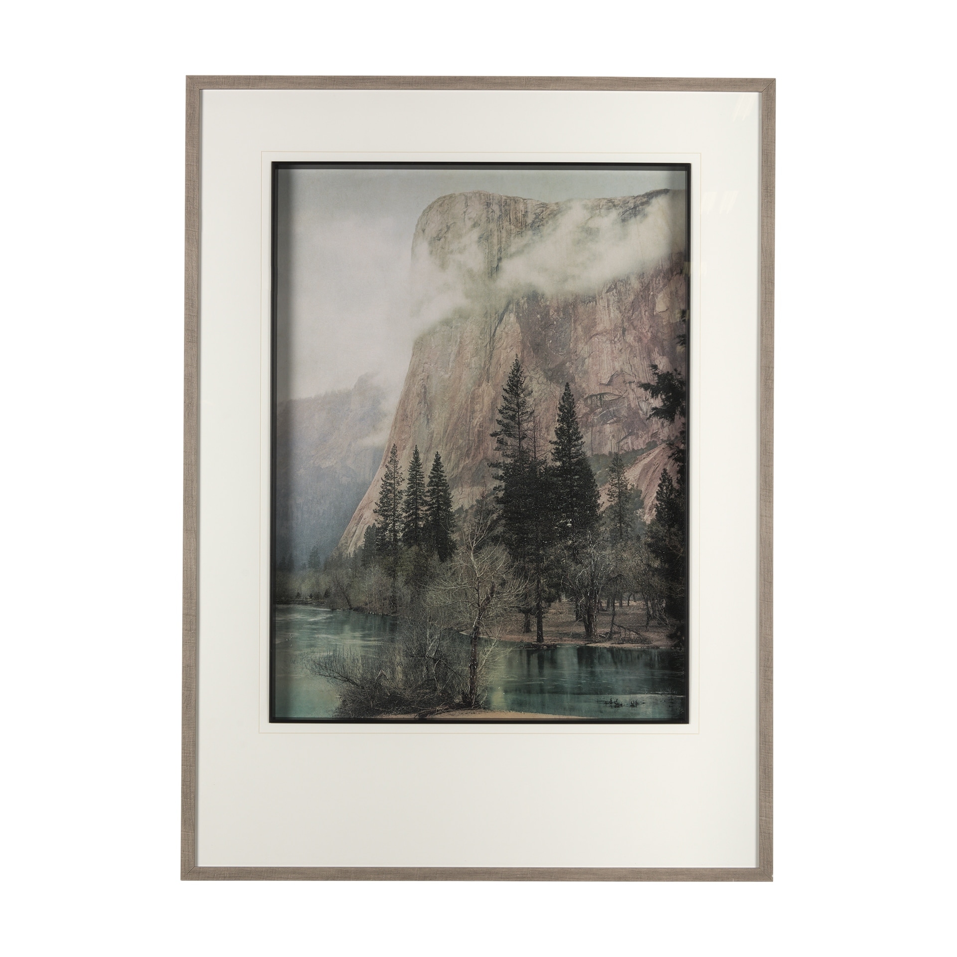 Mercana El Capitan by Studio a Hand Embellished Textured Framed Art Photograph Matted under Glass