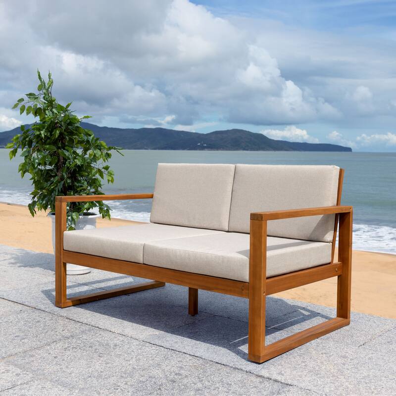 SAFAVIEH Nehemie Outdoor Bench - 31Wx50Dx30H