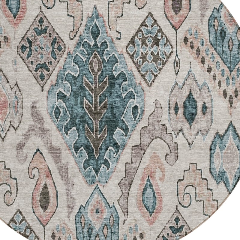HomeRoots Moroccan Transitional Rectangle Outdoor Rug