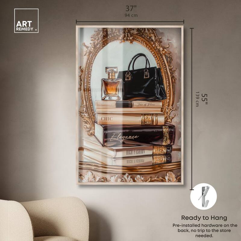 Elegant Glam by the Mirror Shadowbox by Art Remedy