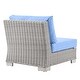 preview thumbnail 37 of 41, Conway Outdoor Patio Wicker Rattan 5-Piece Sectional Sofa Furniture Set