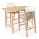 preview thumbnail 6 of 21, 3-Piece Acacia Wood Outdoor Bar Set with Cushions, by JONATHAN Y