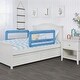 preview thumbnail 19 of 18, Dream On Me Lilibet Mesh Safety Bed Rail in Blue for Twin