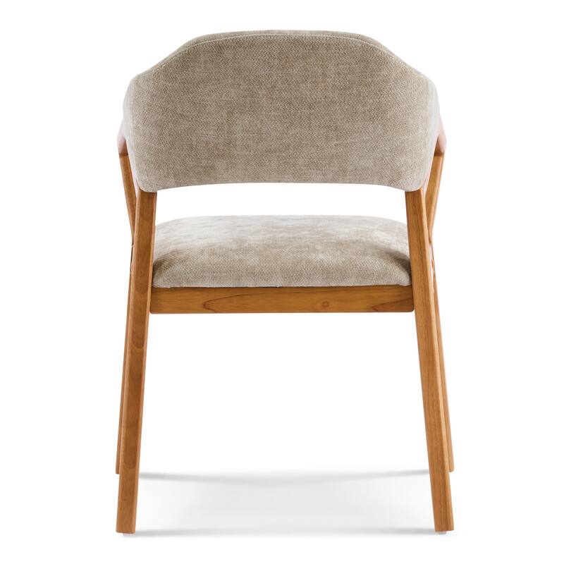 Christopher Knight Home - Avalon Modern Upholstered Dining Chair Set with Ergonomic Curved Backrest