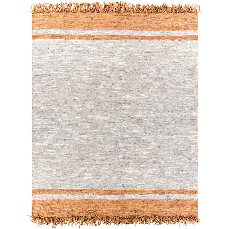 Artistic Weavers Andaman Rustic Leather/Cotton Handmade Area Rug