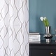 preview thumbnail 22 of 53, Deconovo Rod Pocket Pattern Sheer Curtains for Living Room Pair (2 Panels)