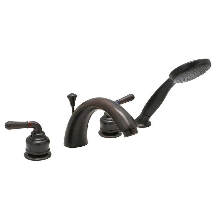 Cypress four Piece Bath Tub Faucet in Brushed Antique Bronze