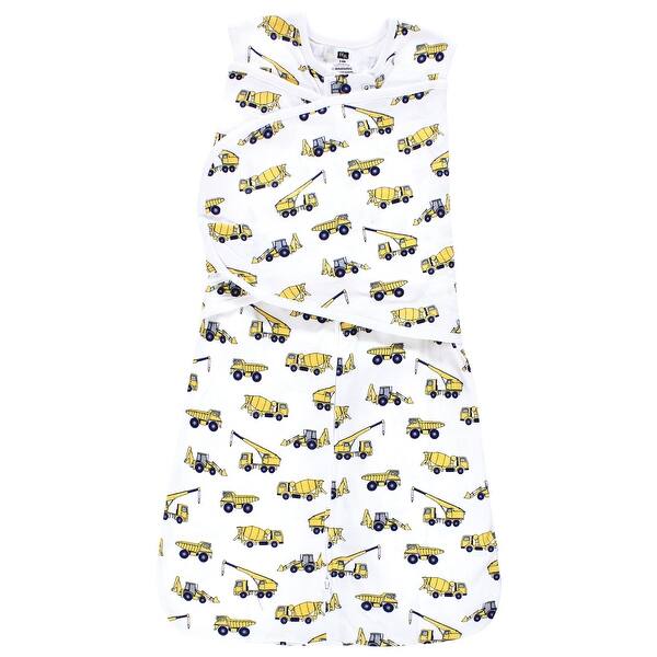 slide 1 of 1, Hudson Baby Infant Boy Convertible Swaddle Sleep Sack, Construction