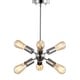 preview thumbnail 6 of 12, Bailey 17.5" Sputnik Metal LED Chandelier, Nickel by JONATHAN Y