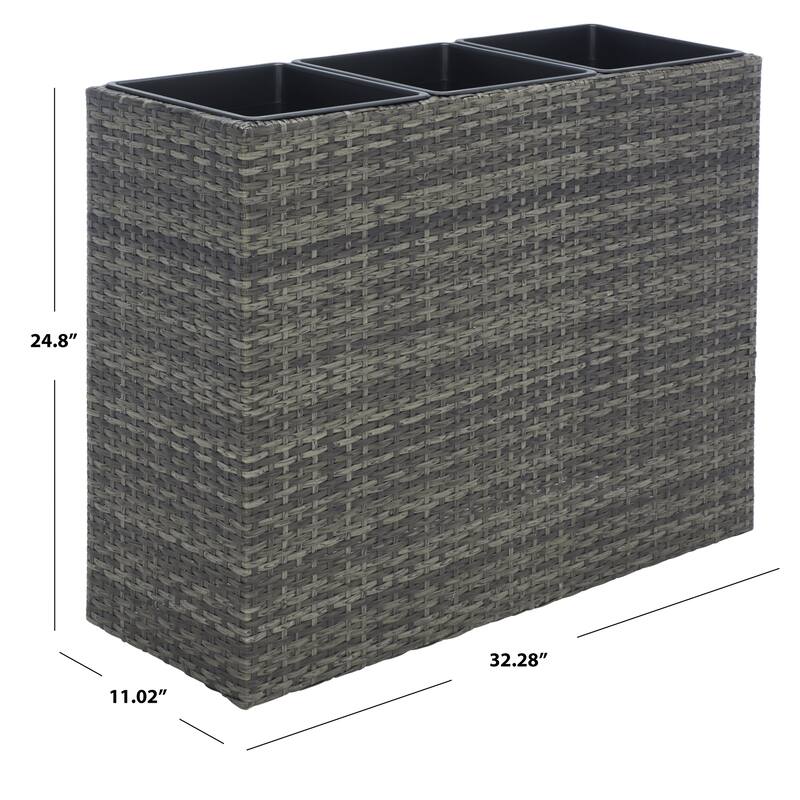 SAFAVIEH Outdoor Asgerdur Flower Rack - 32Wx11Dx25H