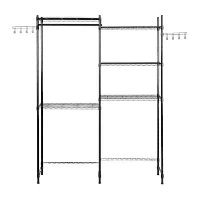 Adjustable Laundry Room Storage Shelf Over Washer and Dryer Sturdy Carbon Steel Organizer Rack