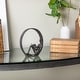 preview thumbnail 20 of 23, Danya B. Contemporary Encircled Reader Cast Iron Sculpture Statue - Male, Female, or Dual Bookend Options