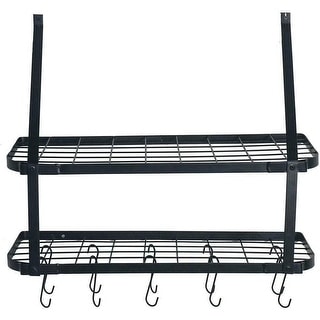 2 Tier Wall Mount Cookware Rack - Bed Bath & Beyond - 39591165