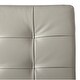 preview thumbnail 21 of 23, Attriom Modern Leather and Chrome Slipper Chair for Living Room - 30.25 x 26 x 34.75"